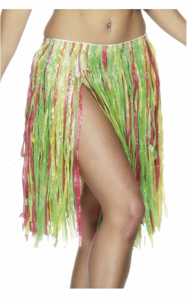 56cm Hawaiian Hula Skirt Multicolour - Simply Fancy Dress