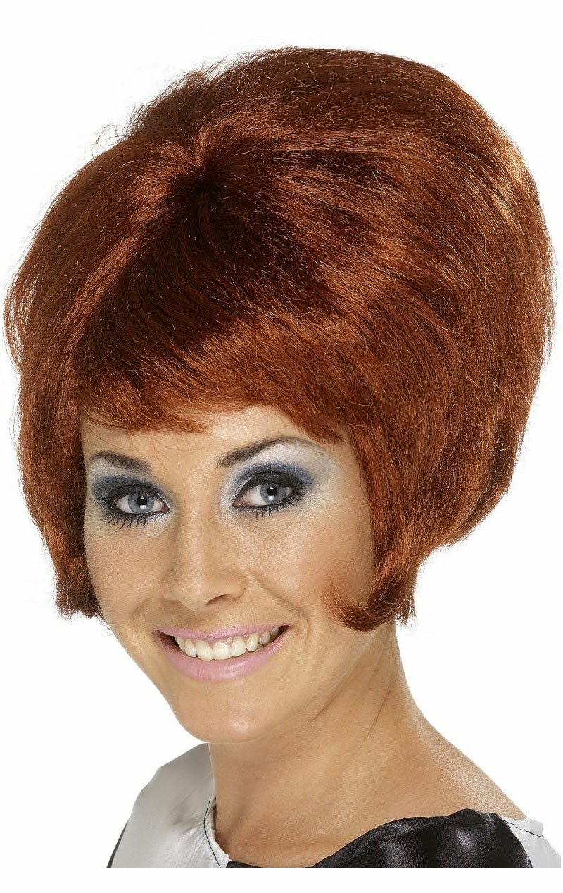 60s Beehive Wig AUBURN - Simply Fancy Dress