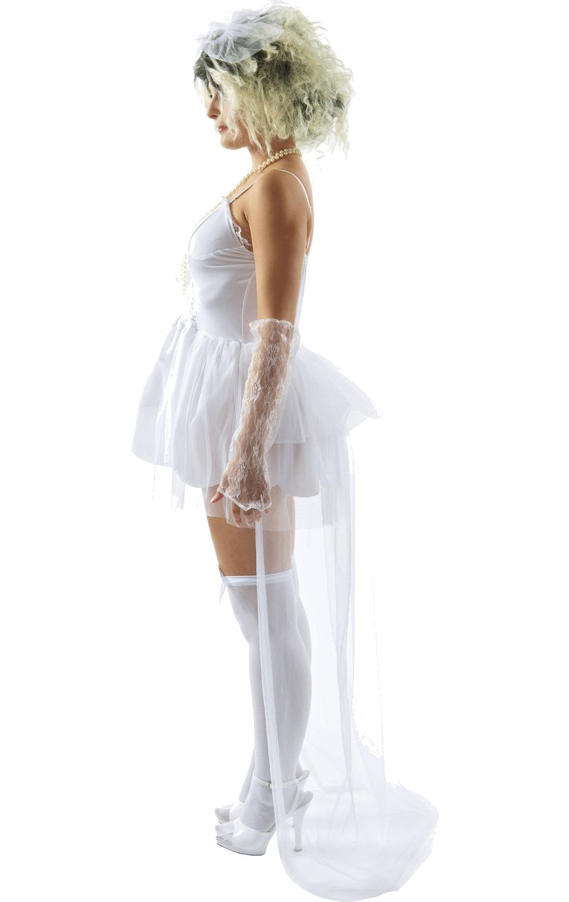 Adult 80's Virgin Bride Costume - Simply Fancy Dress