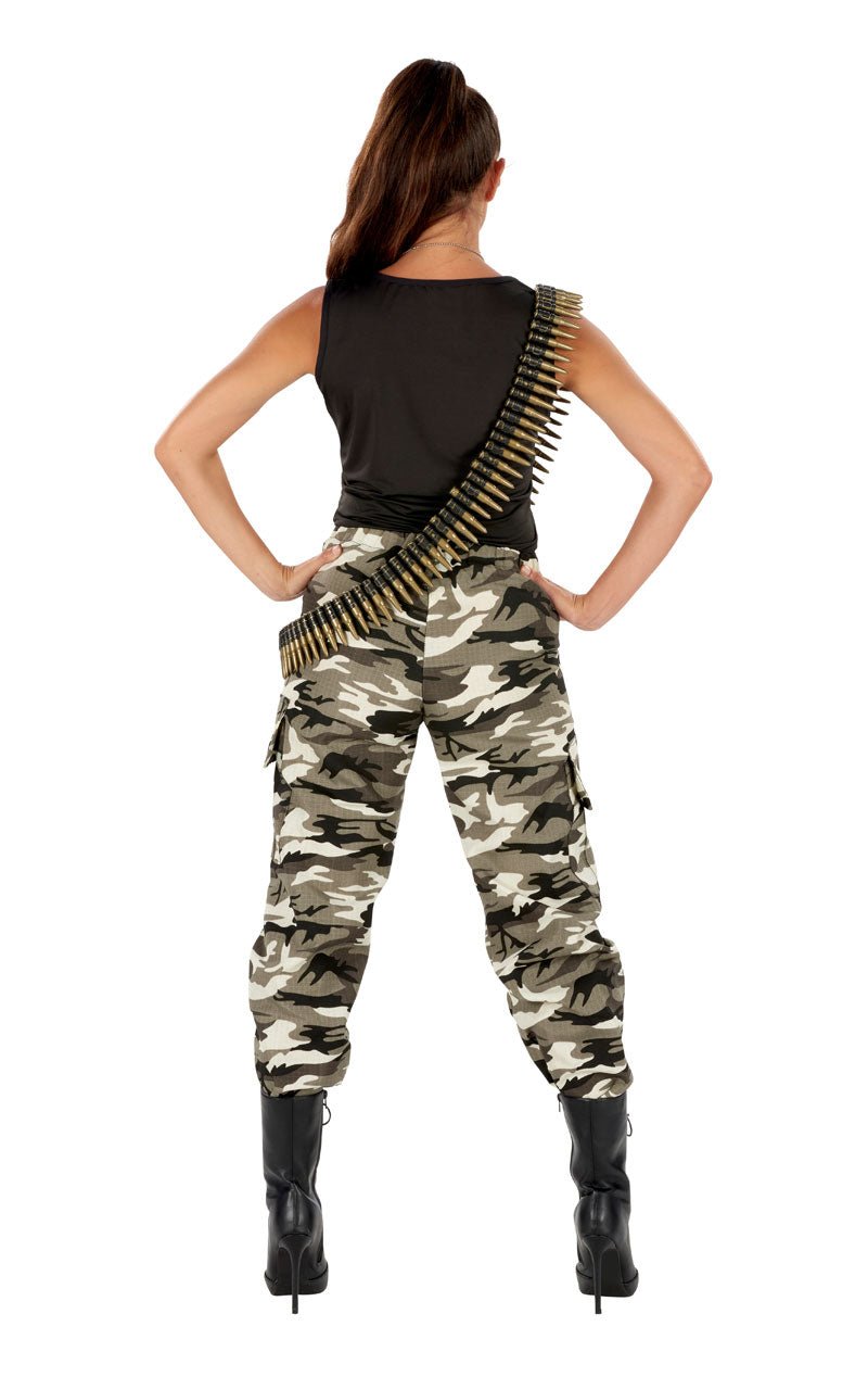 Adult Arctic Camo Army Girl Fancy Dress Costume - Simply Fancy Dress