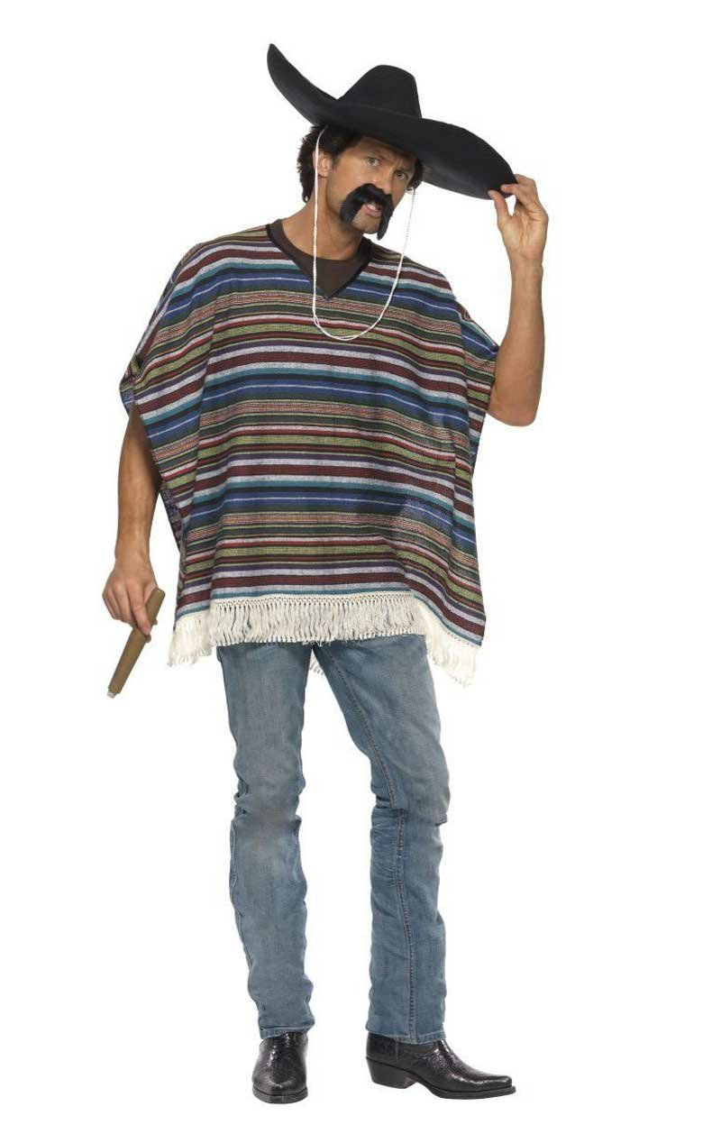 Adult Authentic Looking Poncho - Simply Fancy Dress
