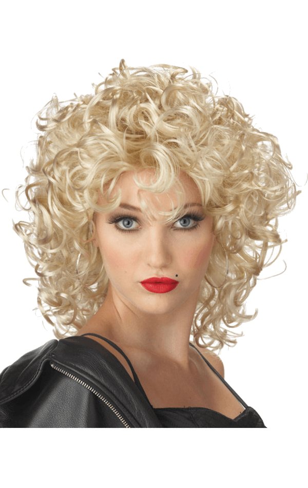 Adult Bad Girl Blonde 80s Fancy Dress Wig - Simply Fancy Dress