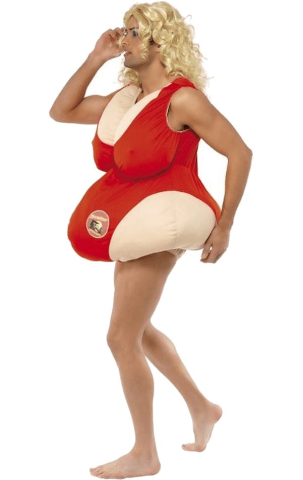 Adult Baywatch Padded Swimming Costume - Simply Fancy Dress
