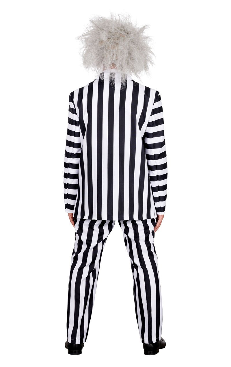 Adult Black and White Halloween Suit - Simply Fancy Dress