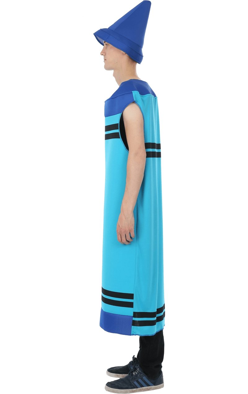 Adult Blue Crayon Costume - Simply Fancy Dress