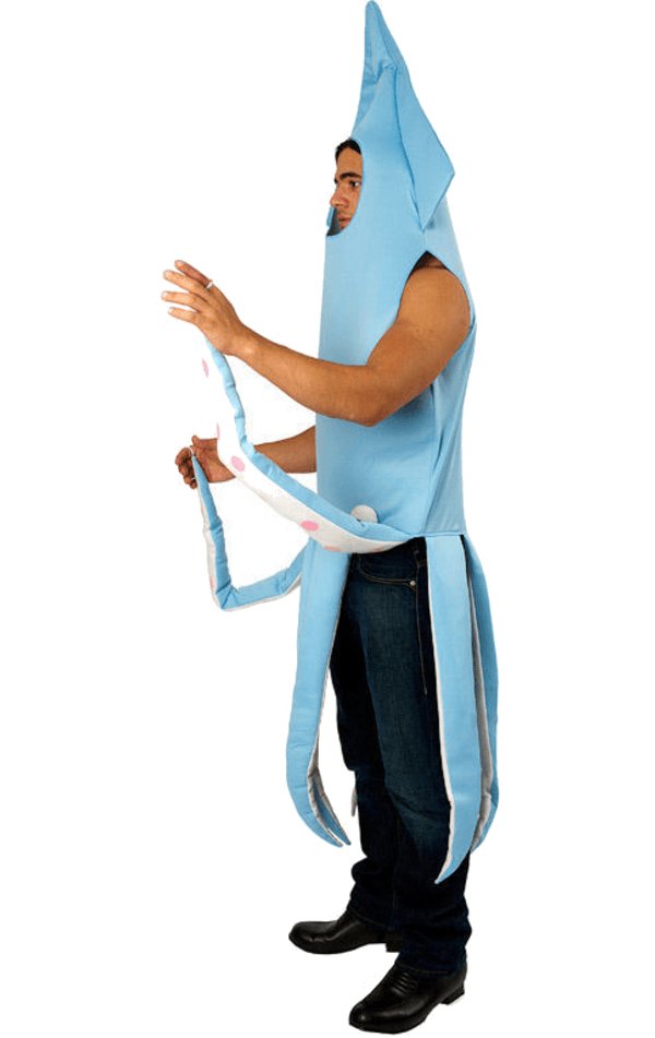 Adult Blue Squid Animal Costume - Simply Fancy Dress