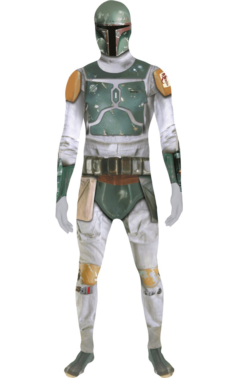 Adult Boba Fett Star Wars Morphsuit Costume - Simply Fancy Dress