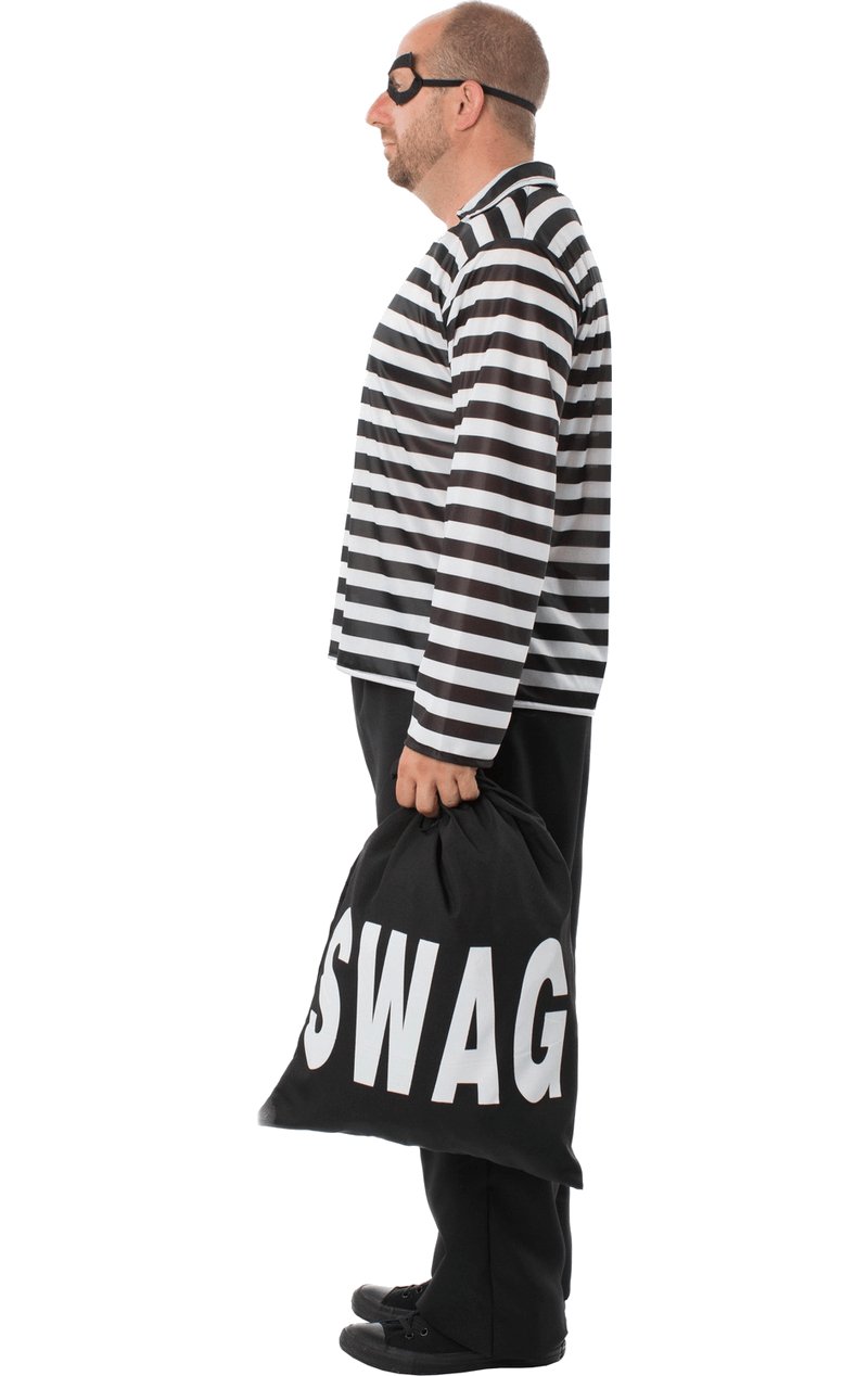 Adult Burglar Bill Robber Costume - Simply Fancy Dress