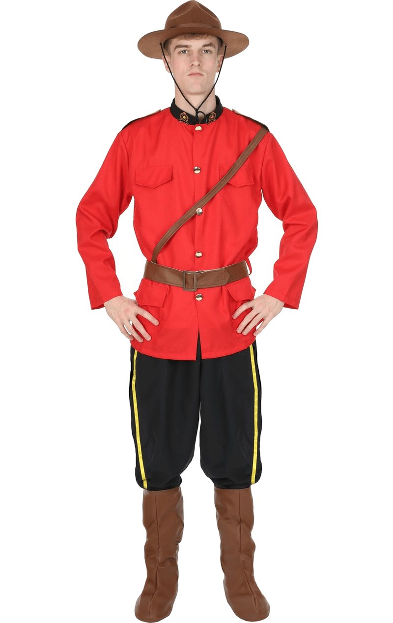 Adult Canadian Mountie Costume - Simply Fancy Dress