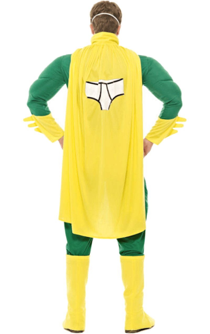 Adult Captain Y-Fronts Super Hero Costume - Simply Fancy Dress