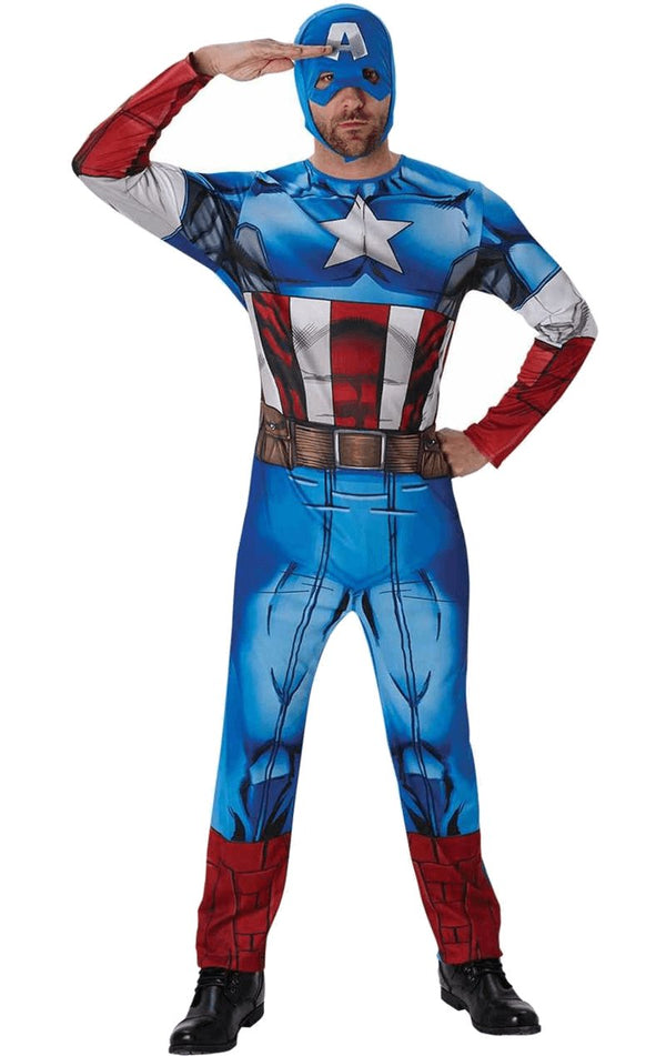 Adult Classic Captain America Costume - Simply Fancy Dress