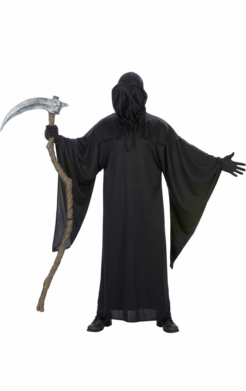 Adult Dark Grim Reaper Costume - Simply Fancy Dress