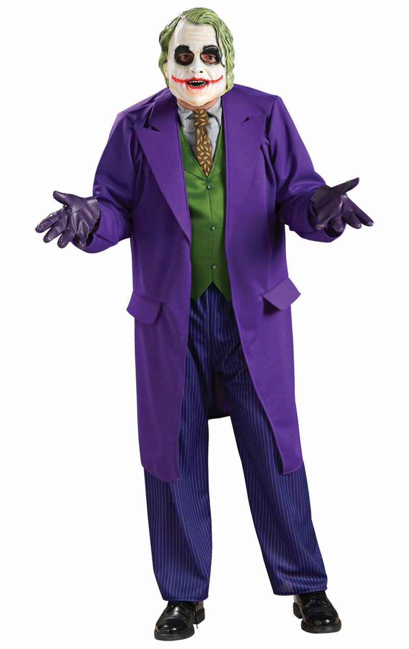 Adult Deluxe Dark Knight The Joker Costume - Simply Fancy Dress