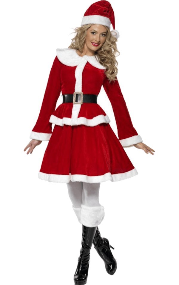 Adult Deluxe Miss Santa Costume - Simply Fancy Dress