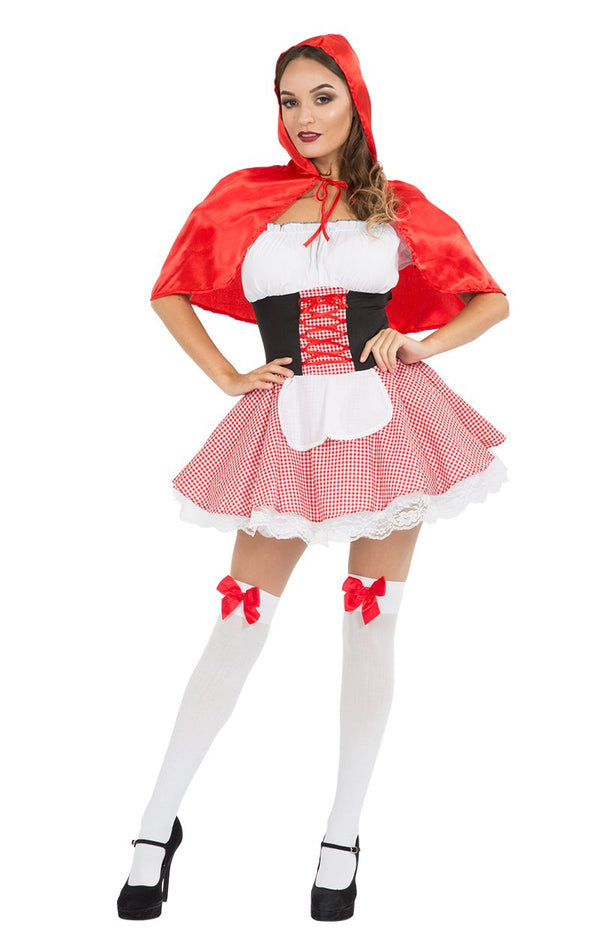 Adult Deluxe Red Riding Hood Costume - Simply Fancy Dress