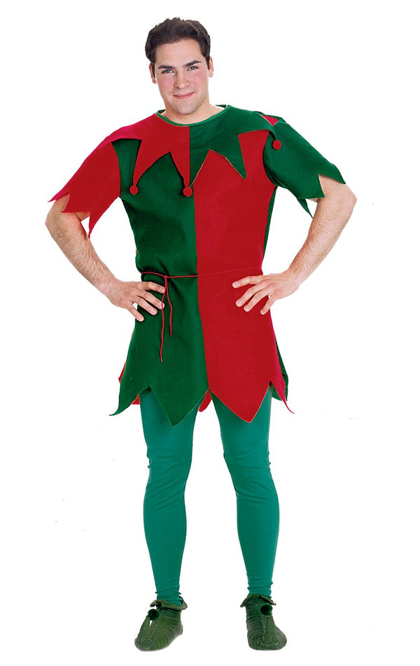 Adult Economy Elf Tunic Costume - Simply Fancy Dress