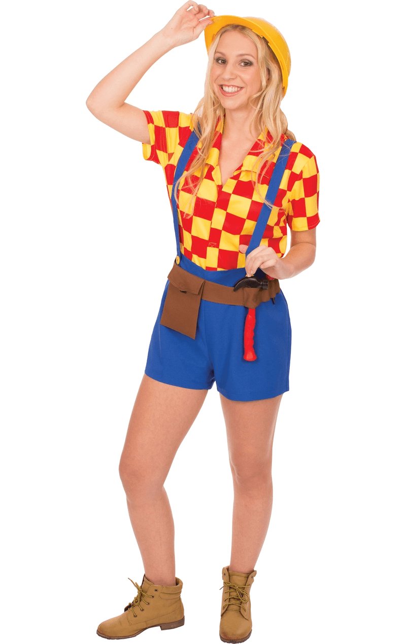 Adult Female Bob The Builder Costume - Simply Fancy Dress