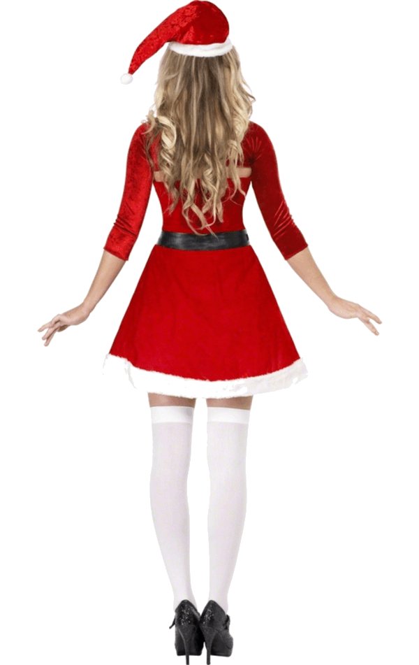 Adult Fever Miss Santa Costume - Simply Fancy Dress