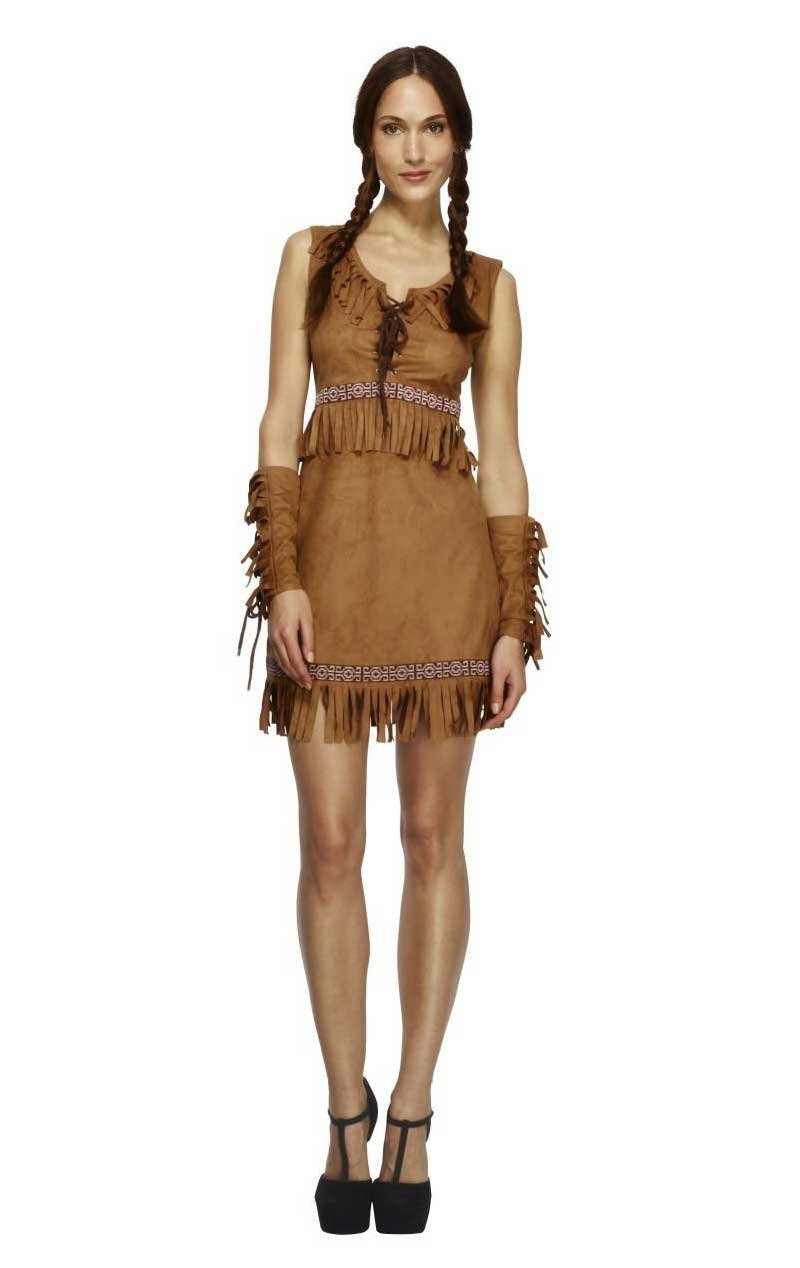 Adult Fever Pocahontas Costume - Simply Fancy Dress