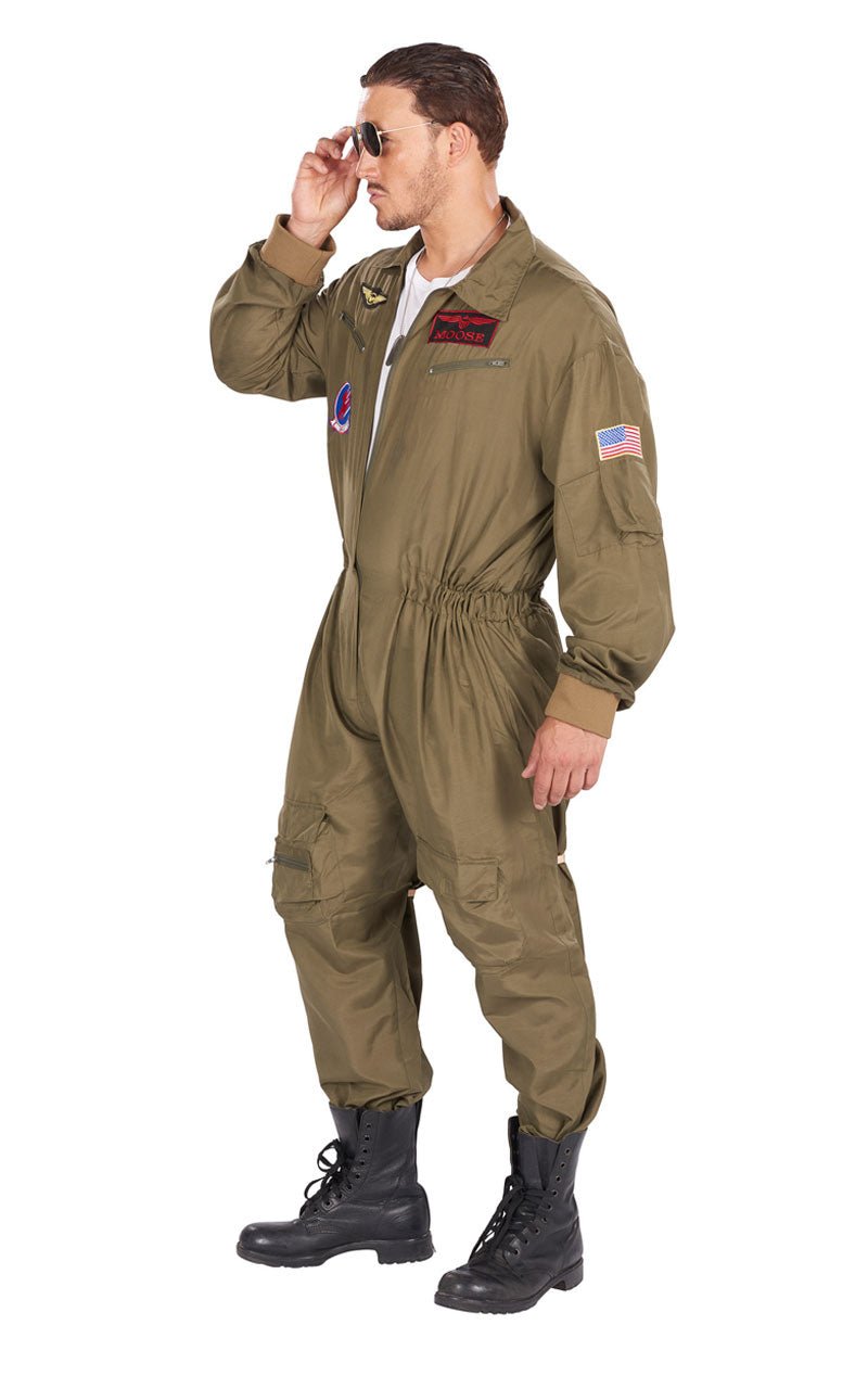 Adult Fighter Pilot Aviator Costume - Simply Fancy Dress