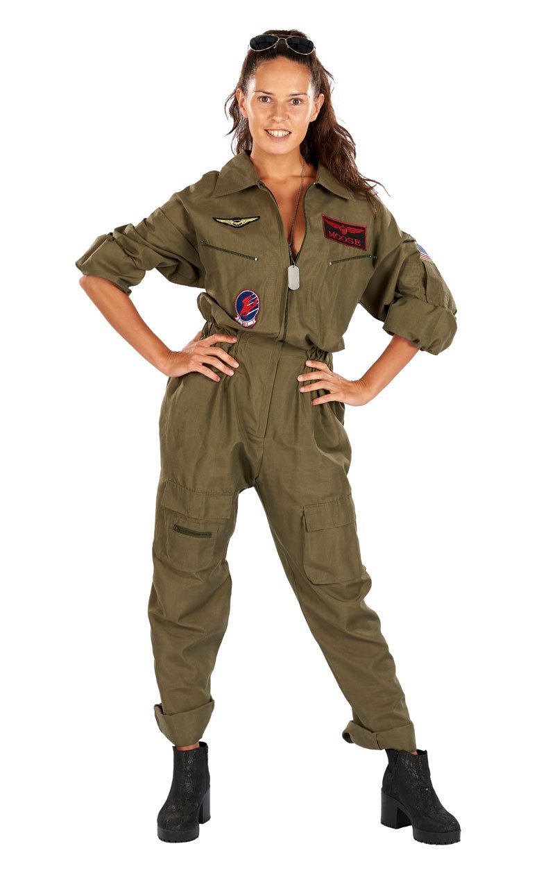 Adult Fighter Pilot Aviator Costume - Simply Fancy Dress