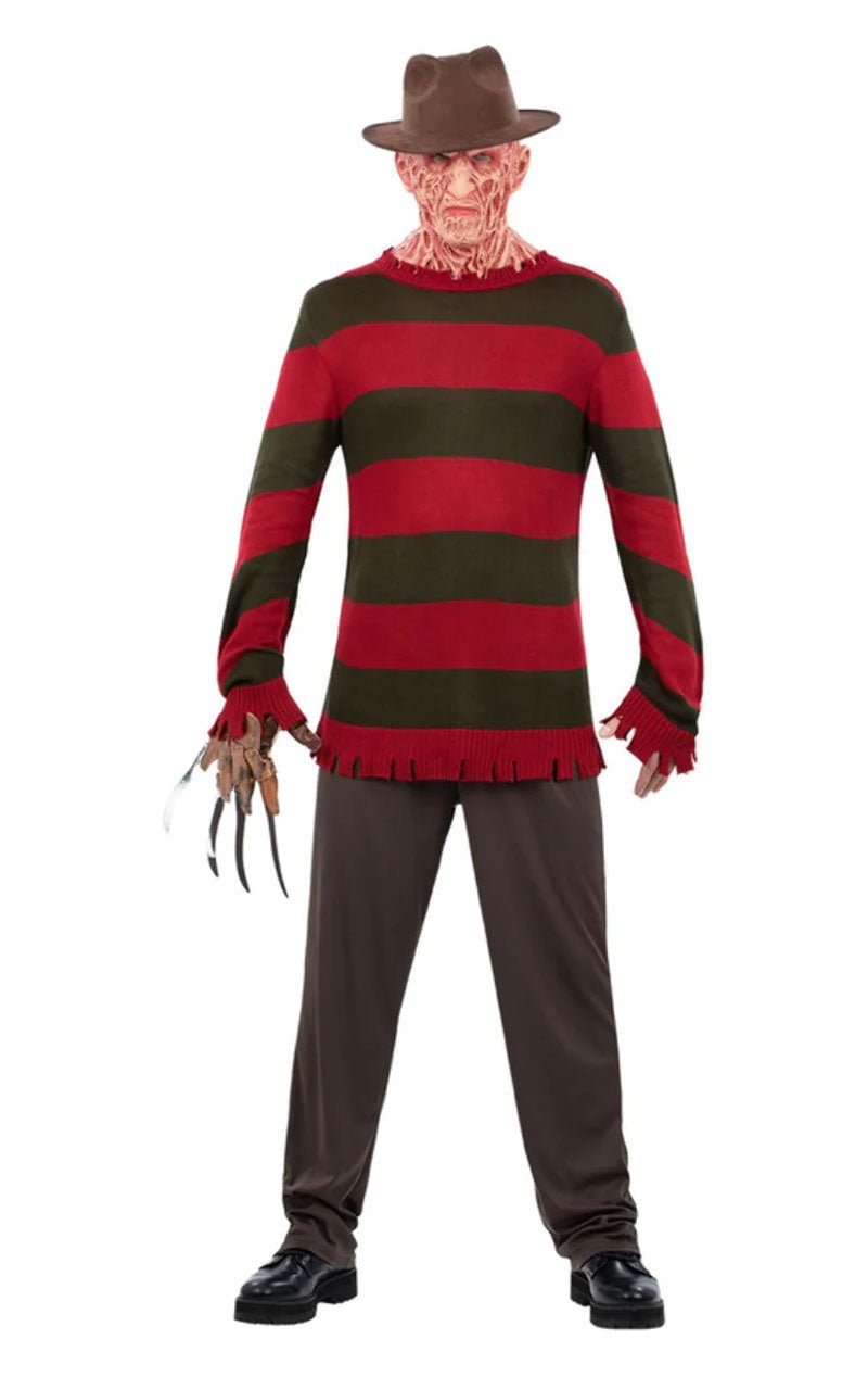 Adult Freddy Krueger Halloween Jumper - Simply Fancy Dress