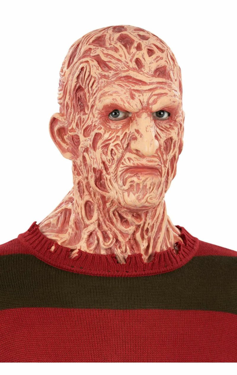 Adult Freddy Krueger Halloween Mask Accessory - Simply Fancy Dress