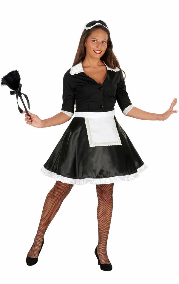 Adult French Maid Costume - Simply Fancy Dress
