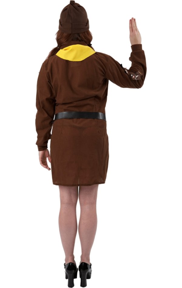 Adult Girl's Brownie Uniform Costume - Simply Fancy Dress