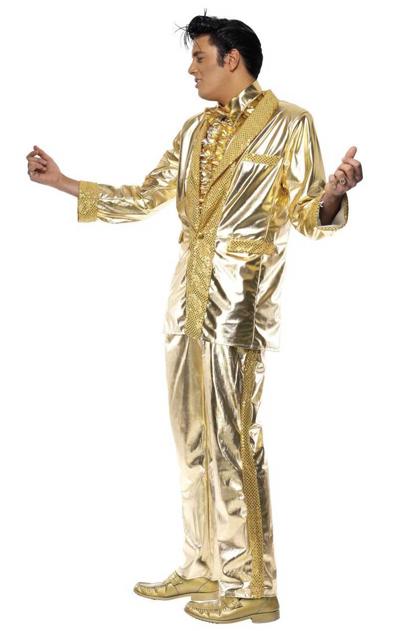 Adult Gold Elvis Costume - Simply Fancy Dress