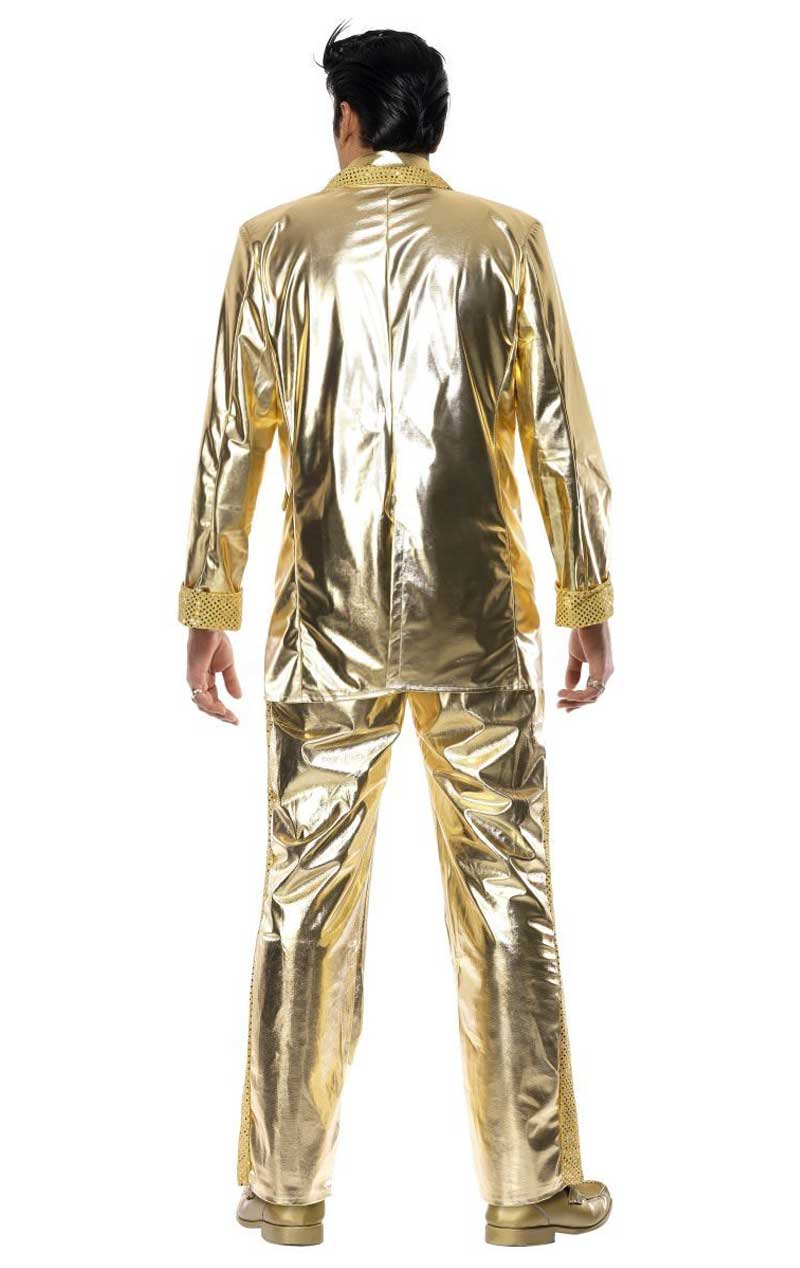 Adult Gold Elvis Costume - Simply Fancy Dress