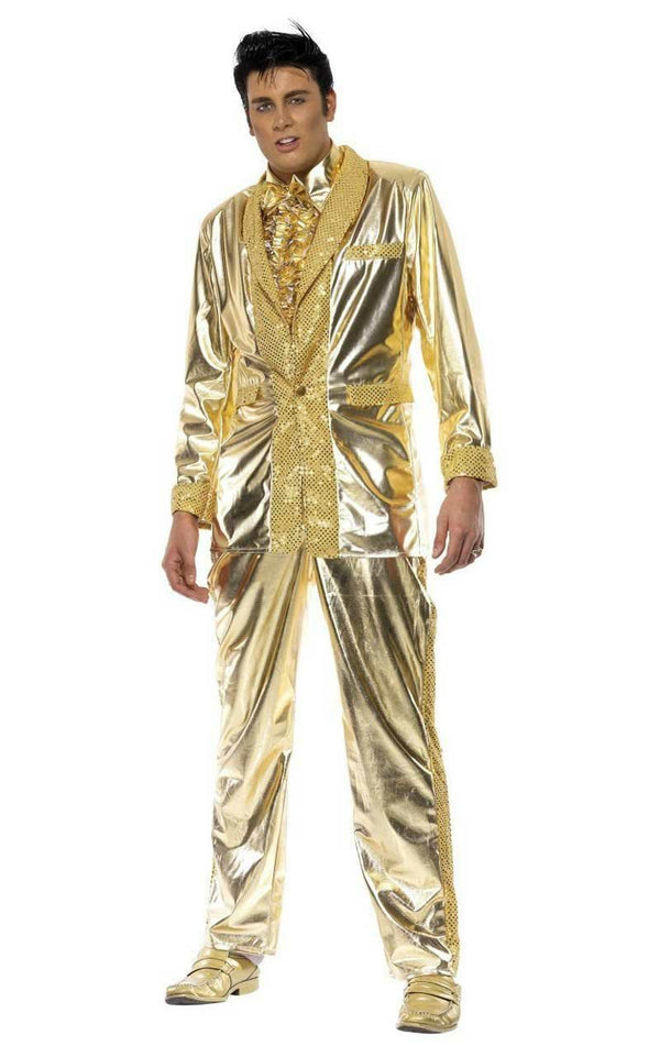 Adult Gold Elvis Costume - Simply Fancy Dress