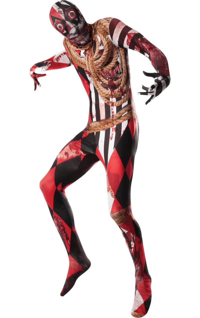 Adult Halloween Acro-Splat Second Skin Suit - Simply Fancy Dress