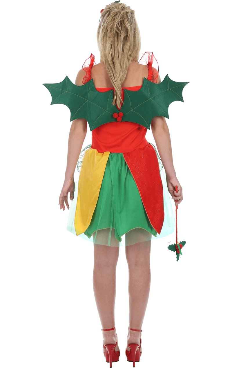 Adult Holly Fairy Costume - Simply Fancy Dress