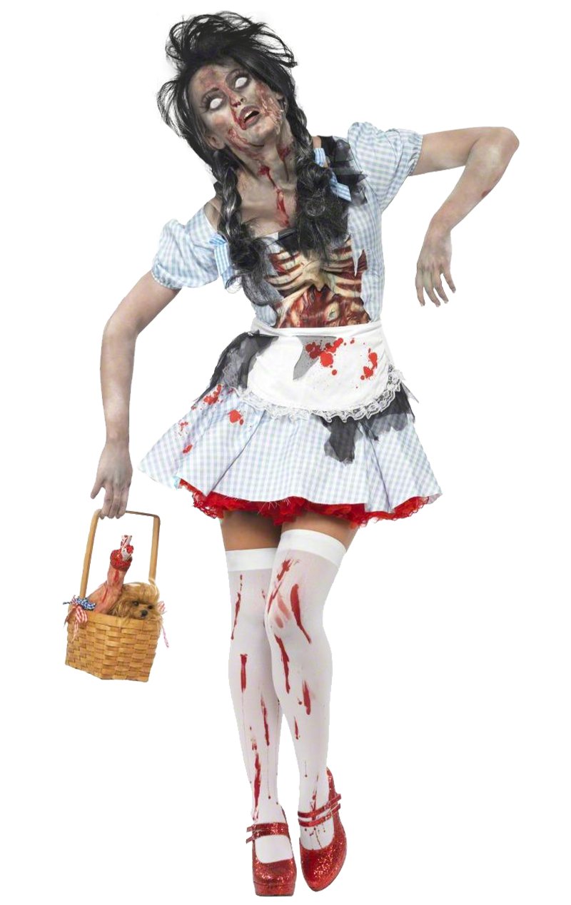 Adult Horror Zombie Dorothy Costume - Simply Fancy Dress