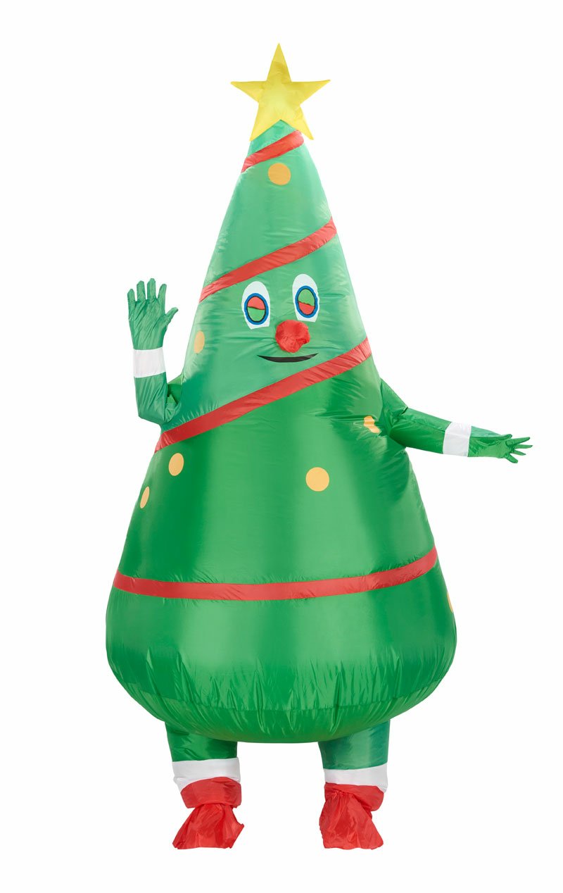Adult Inflatable Christmas Tree Costume - Simply Fancy Dress