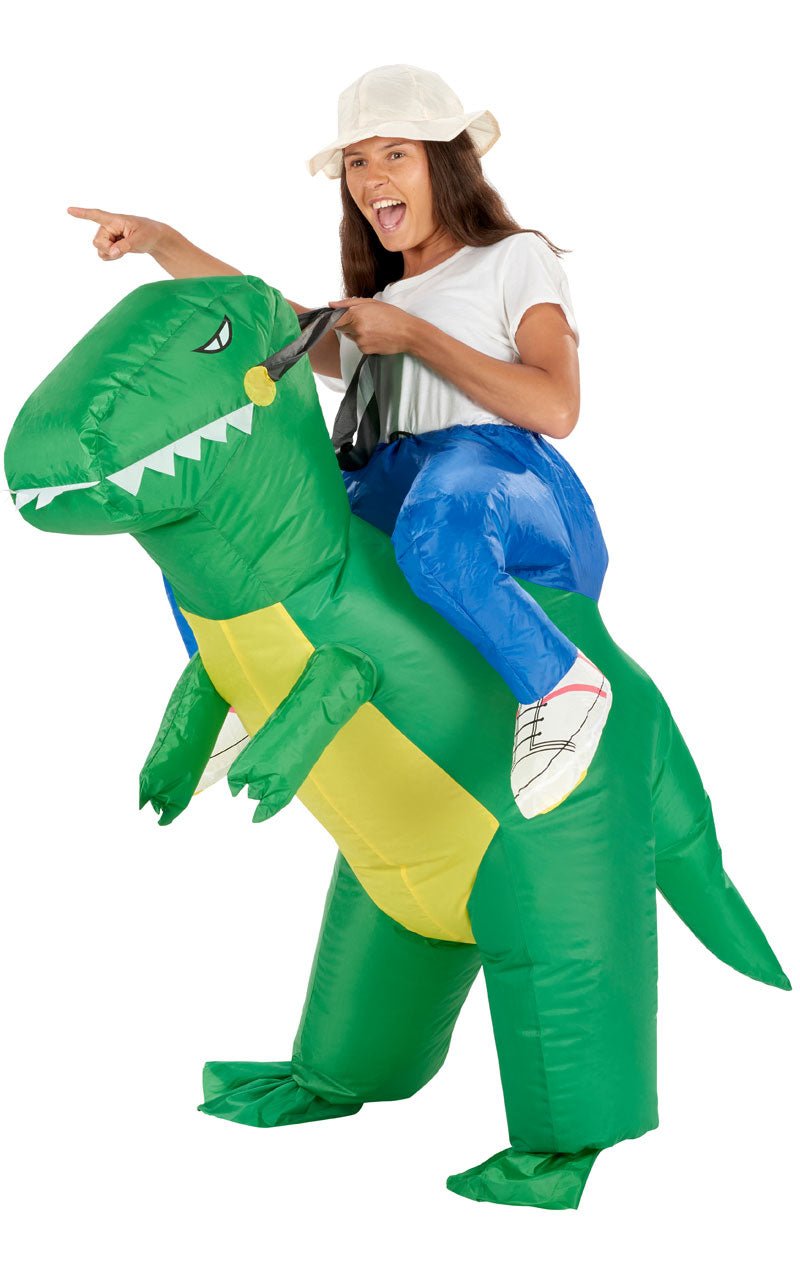 Adult Inflatable Ride on Dinosaur Costume - Simply Fancy Dress