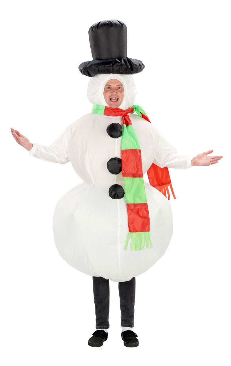 Adult Inflatable Snowman Costume - Simply Fancy Dress