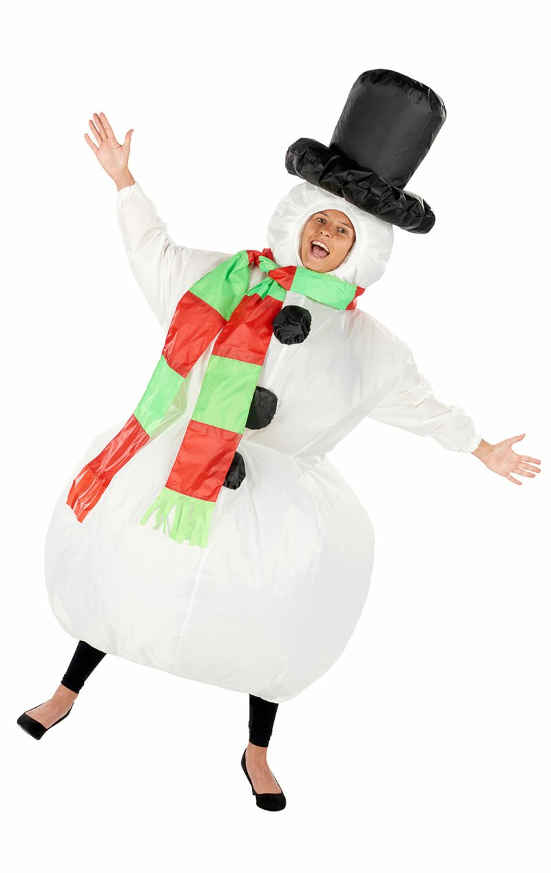 Adult Inflatable Snowman Costume - Simply Fancy Dress