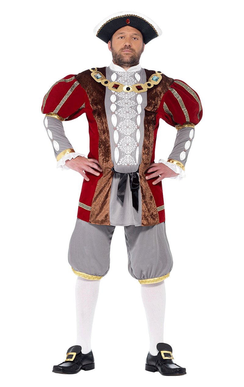 Adult King Henry VIII Deluxe Costume - Simply Fancy Dress
