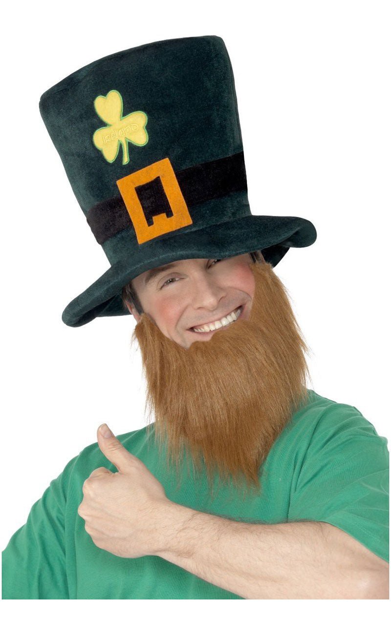 Adult Leprechaun Hat And Beard - Simply Fancy Dress