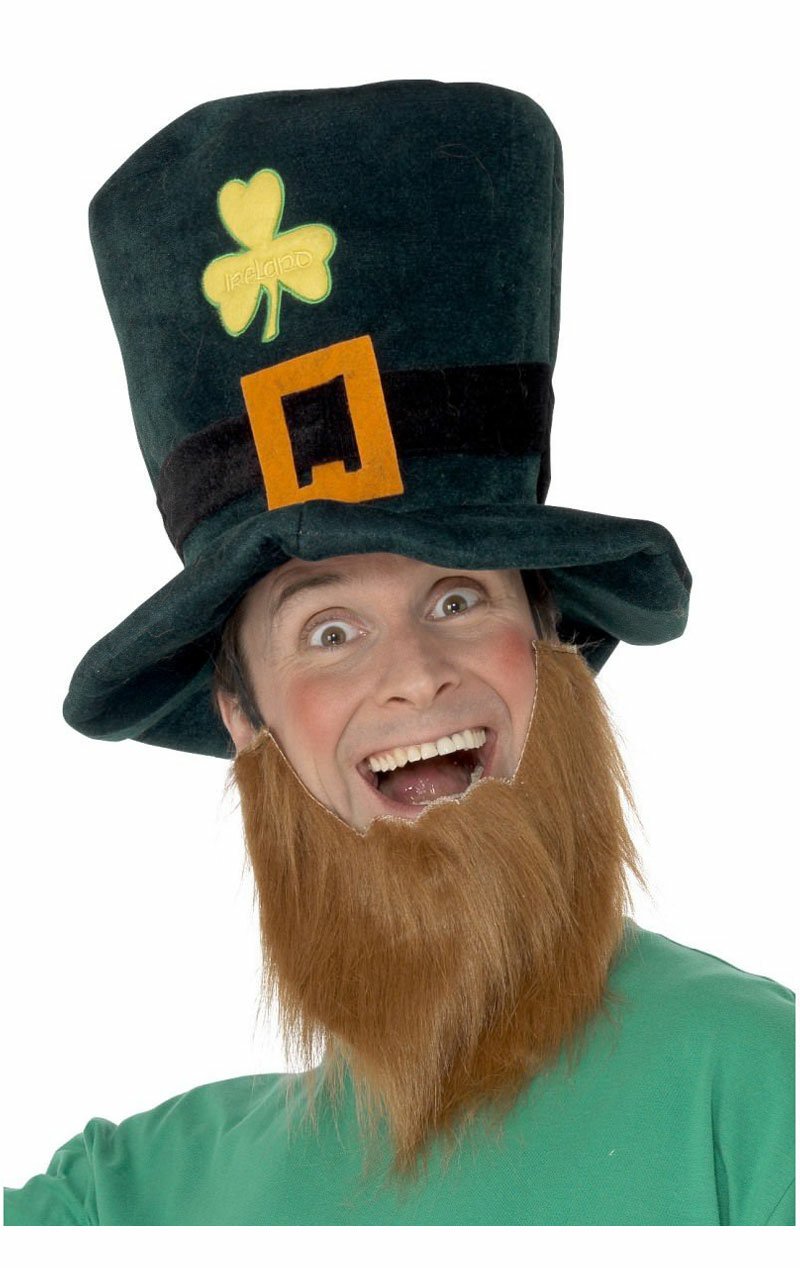 Adult Leprechaun Hat And Beard - Simply Fancy Dress