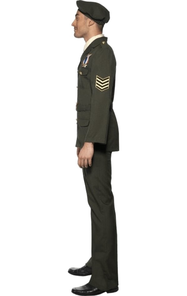 Adult Men's Wartime Officer Costume - Simply Fancy Dress