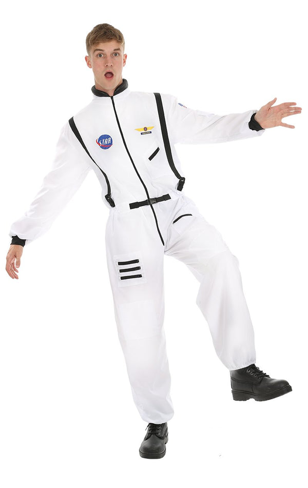 Adult Men's White Astronaut Costume - Simply Fancy Dress