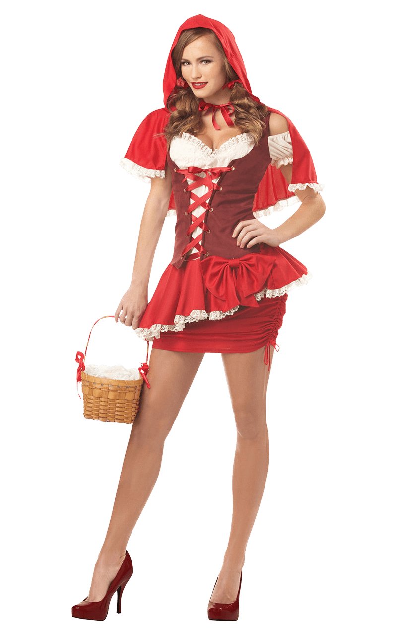 Adult Miss Red Riding Hood Costume - Simply Fancy Dress
