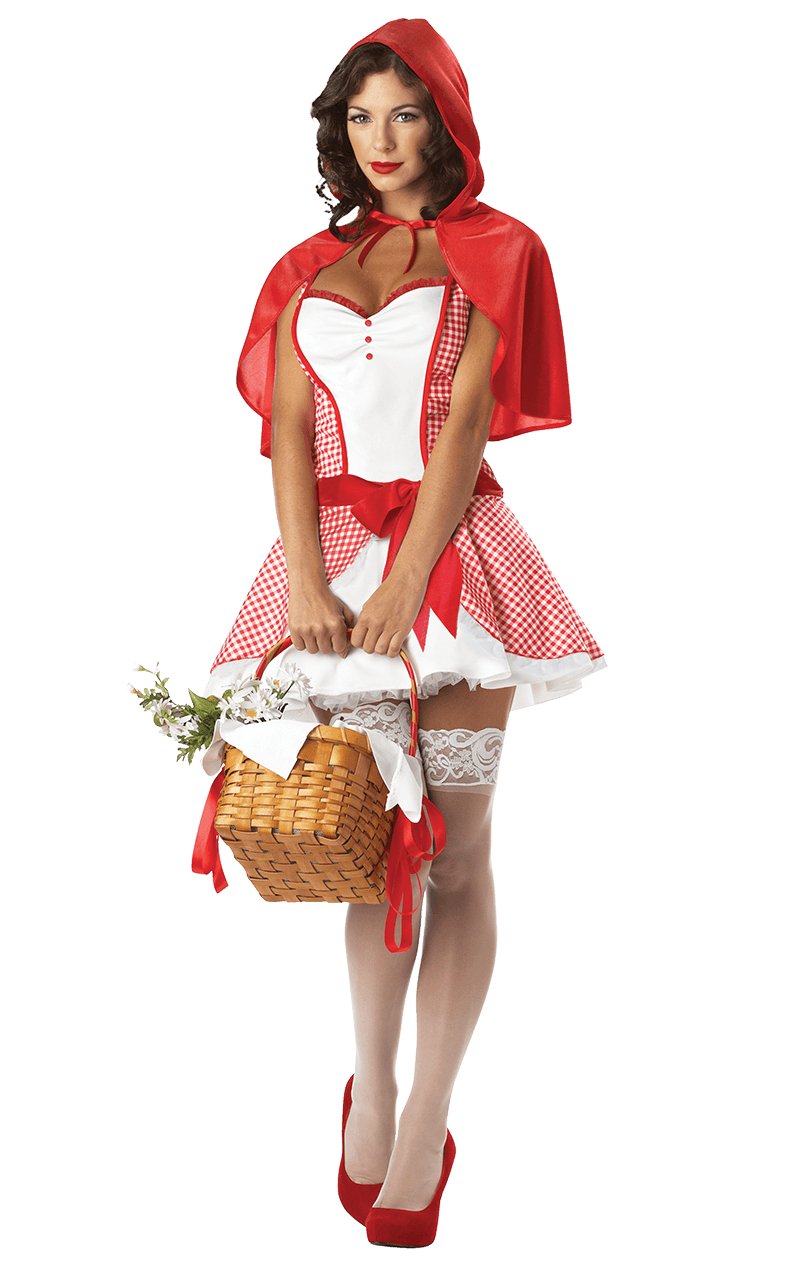 Adult Miss Red Riding Hood Costume - Simply Fancy Dress
