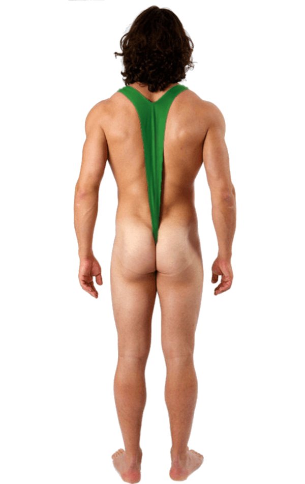 Adult Neon Green Borat Mankini - Simply Fancy Dress