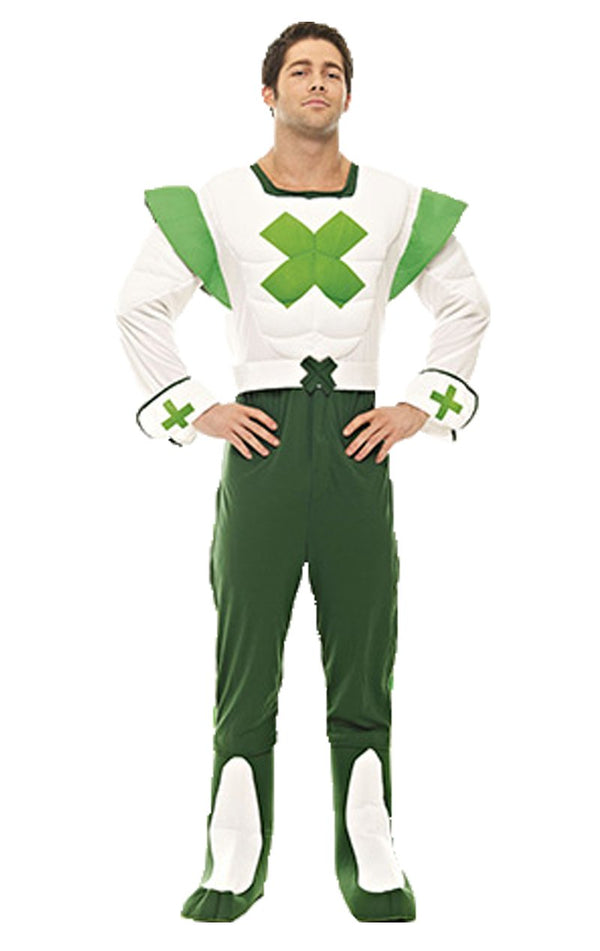 Adult Official Green Cross Code Man Costume - Simply Fancy Dress