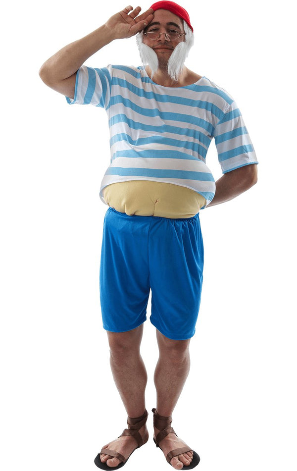 Adult Peter Pan Mr Smee Pirate Costume - Simply Fancy Dress