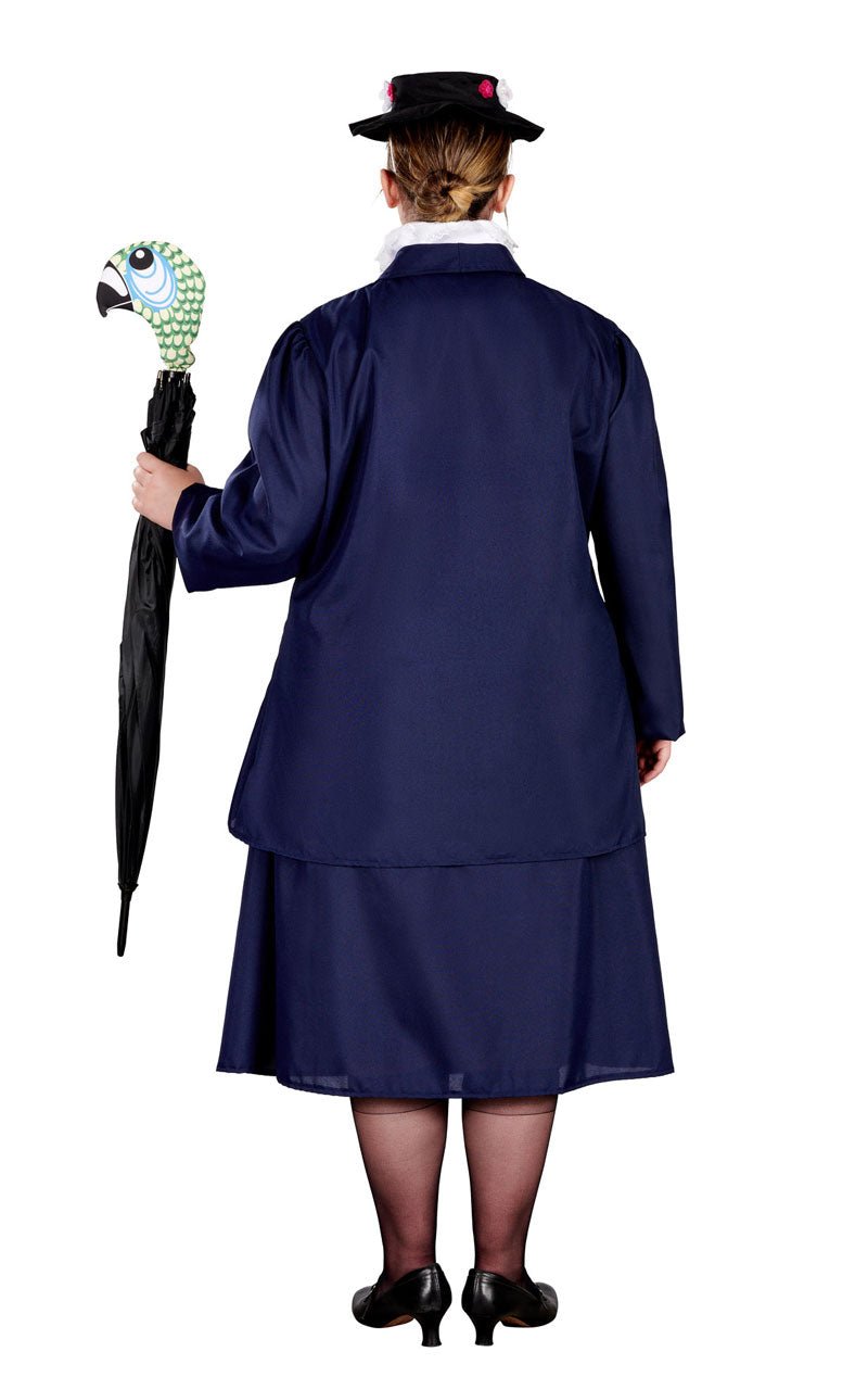 Adult Plus Size Magical Nanny Costume - Simply Fancy Dress